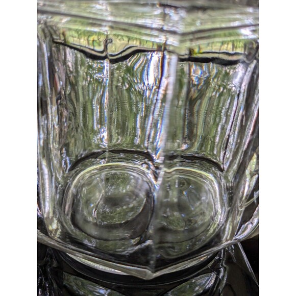 Old Williamsburg Sugar Bowl Dish Clear by IMPERIAL GLASS-OHIO Double Handles - Picture 11 of 16